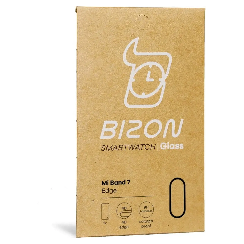 Hurtownia GSM - Bizon Glass Edge Xiaomi Mi Smart Band 7 negru - BIZ2051 - {ean13} - Hurt