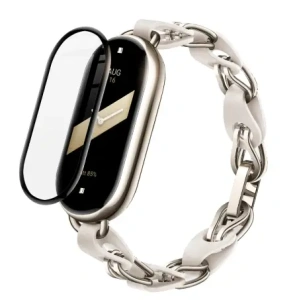 Hurtownia GSM - Bizon Ceas de Sticlă Edge Hybrid Mi Smart Band 8 negru - BIZ2052 - {ean13} - Hurt