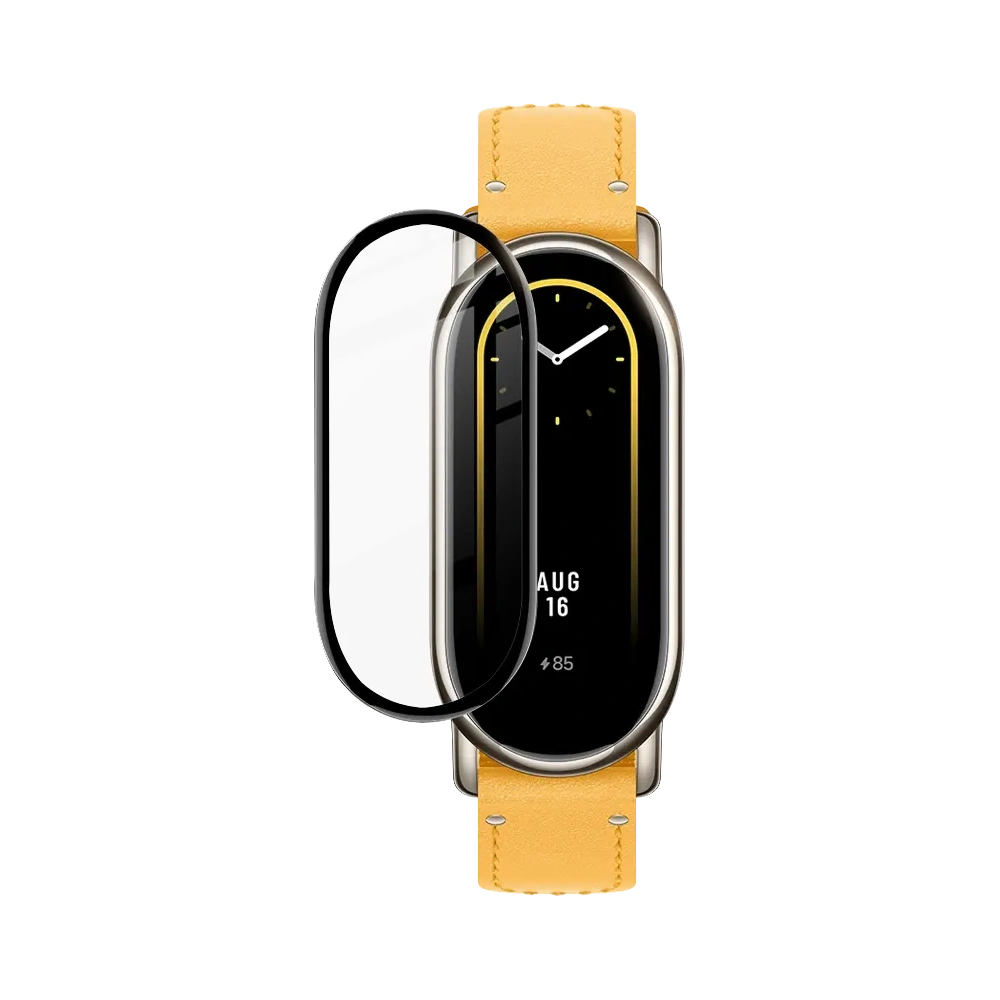 Hurtownia GSM - Bizon Ceas de Sticlă Edge Hybrid Mi Smart Band 8 negru - BIZ2052 - {ean13} - Hurt