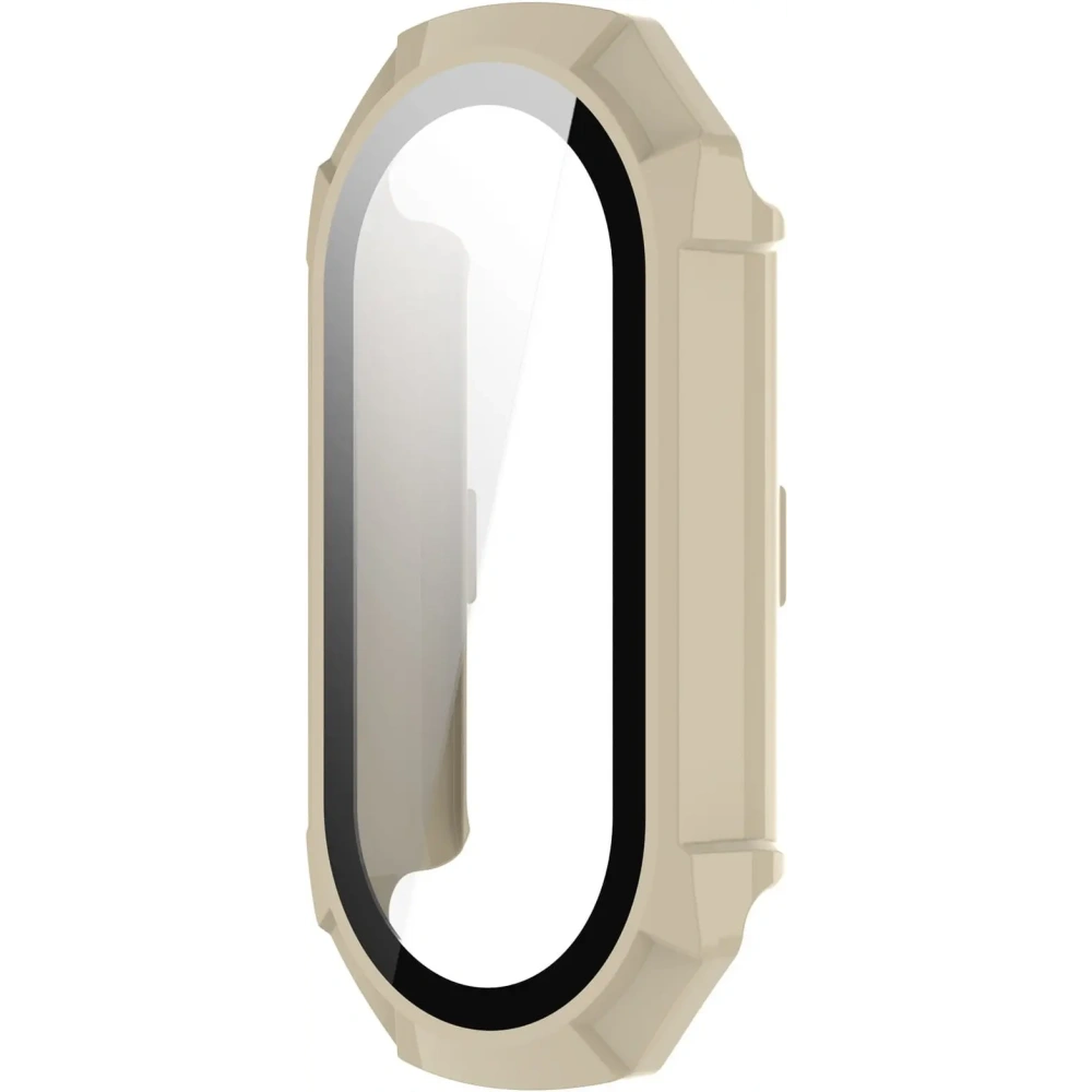 Hurtownia GSM - Etui Bizon Case+Glass Set do Xiaomi Mi Smart Band 8 béžové - BIZ2053 - {ean13} - Hurt