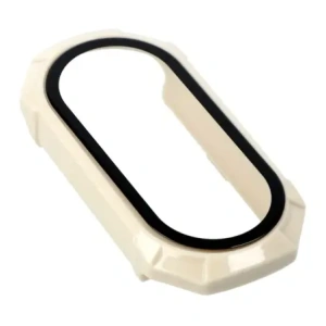 Hurtownia GSM - Bizon Set de Caz + Sticlă Xiaomi Mi Smart Band 8 bej - BIZ2053 - {ean13} - Hurt