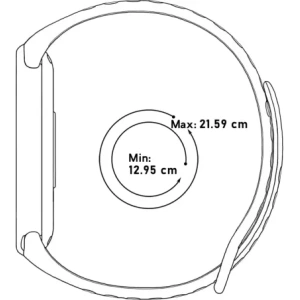 Hurtownia GSM - Bizon Strap Watch Octo Xiaomi Mi Smart Band 8 negru-roșu - BIZ2054 - {ean13} - Hurt