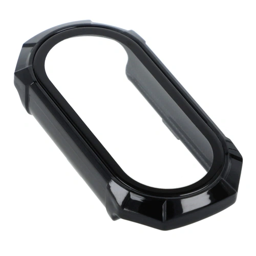 Etui Bizon Case+Glass Set do Xiaomi Mi Smart Band 8 czarne