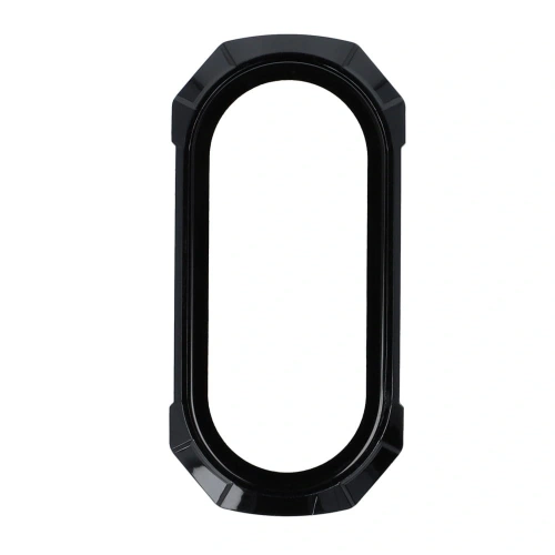 Etui Bizon Case+Glass Set do Xiaomi Mi Smart Band 8 czarne