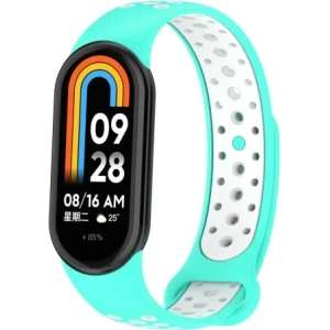Hurtownia GSM - Bizon Strap Watch Octo Xiaomi Mi Smart Band 8 menta-fehér - BIZ2058 - {ean13} - Hurt