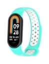 Pasek Bizon Strap Watch Octo do Xiaomi Mi Smart Band 8 mátovo-bílý