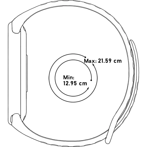 Pasek Bizon Strap Watch Octo do Xiaomi Mi Smart Band 8 miętowo-biały