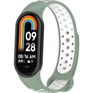 Hurtownia GSM - Bizon Strap Watch Octo Xiaomi Mi Smart Band 8 zöld-fehér - BIZ2060 - {ean13} - Hurt