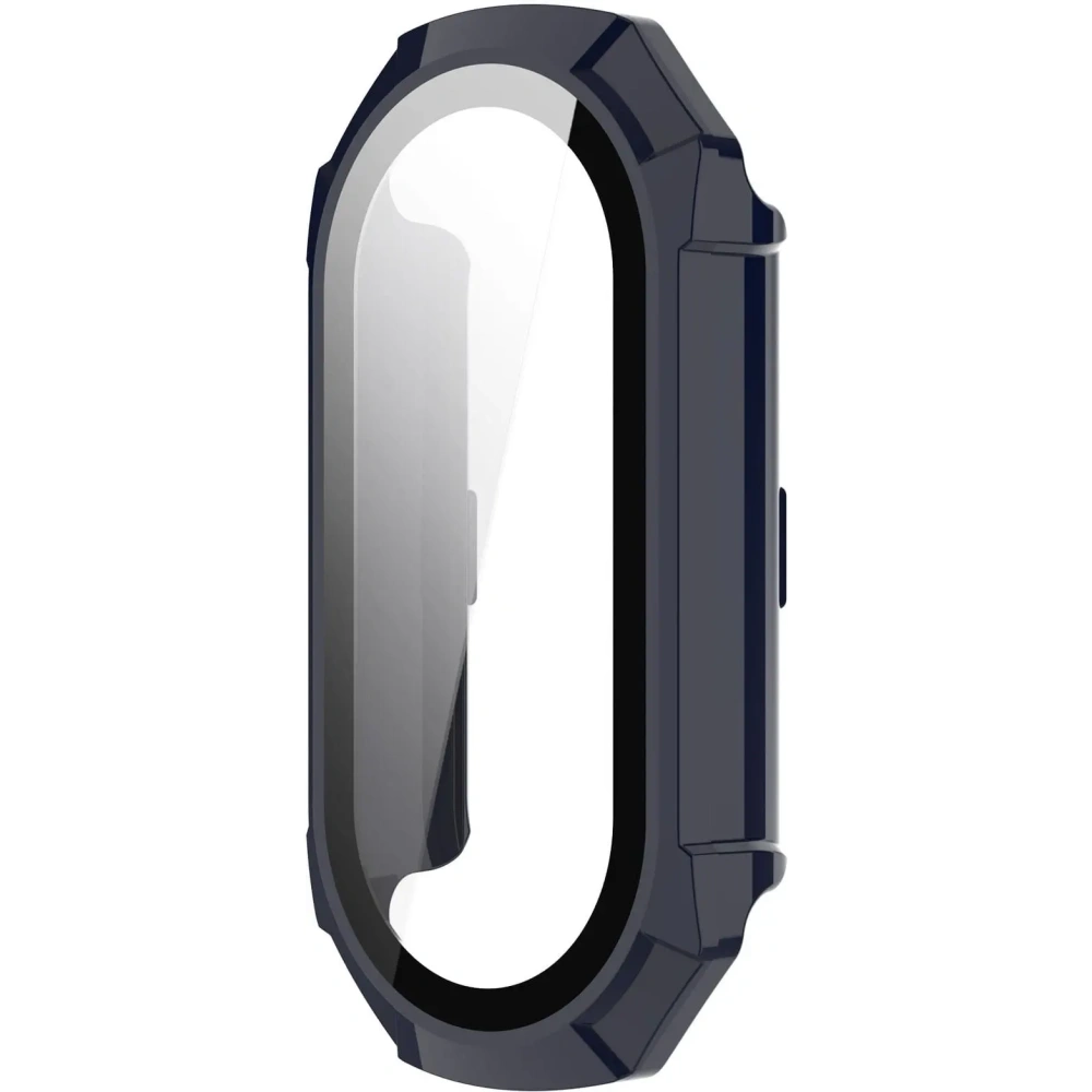 Hurtownia GSM - Set de carcasă + sticlă Bizon Xiaomi Mi Smart Band 8 albastru - BIZ2061 - {ean13} - Hurt