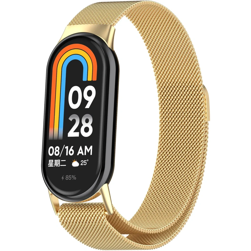 Hurtownia GSM - Pasek Bizon Strap Watch Chain do Xiaomi Mi Smart Band 8 zlatý - BIZ2063 - {ean13} - Hurt
