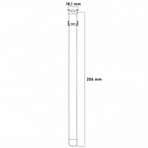 Pasek Bizon Strap Watch Chain do Xiaomi Mi Smart Band 8 złoty