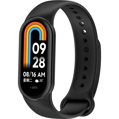 Pasek Bizon Strap Watch Dots do Xiaomi Mi Smart Band 8 czarny