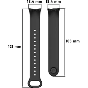 Hurtownia GSM - Bizon Strap Watch Dots Xiaomi Mi Smart Band 8 negru - BIZ2064 - {ean13} - Hurt