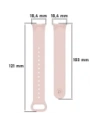 Hurtownia GSM - Pasek Bizon Strap Watch Dots do Xiaomi Mi Smart Band 8 jasnoróżowy - BIZ2065 - {ean13} - Hurt
