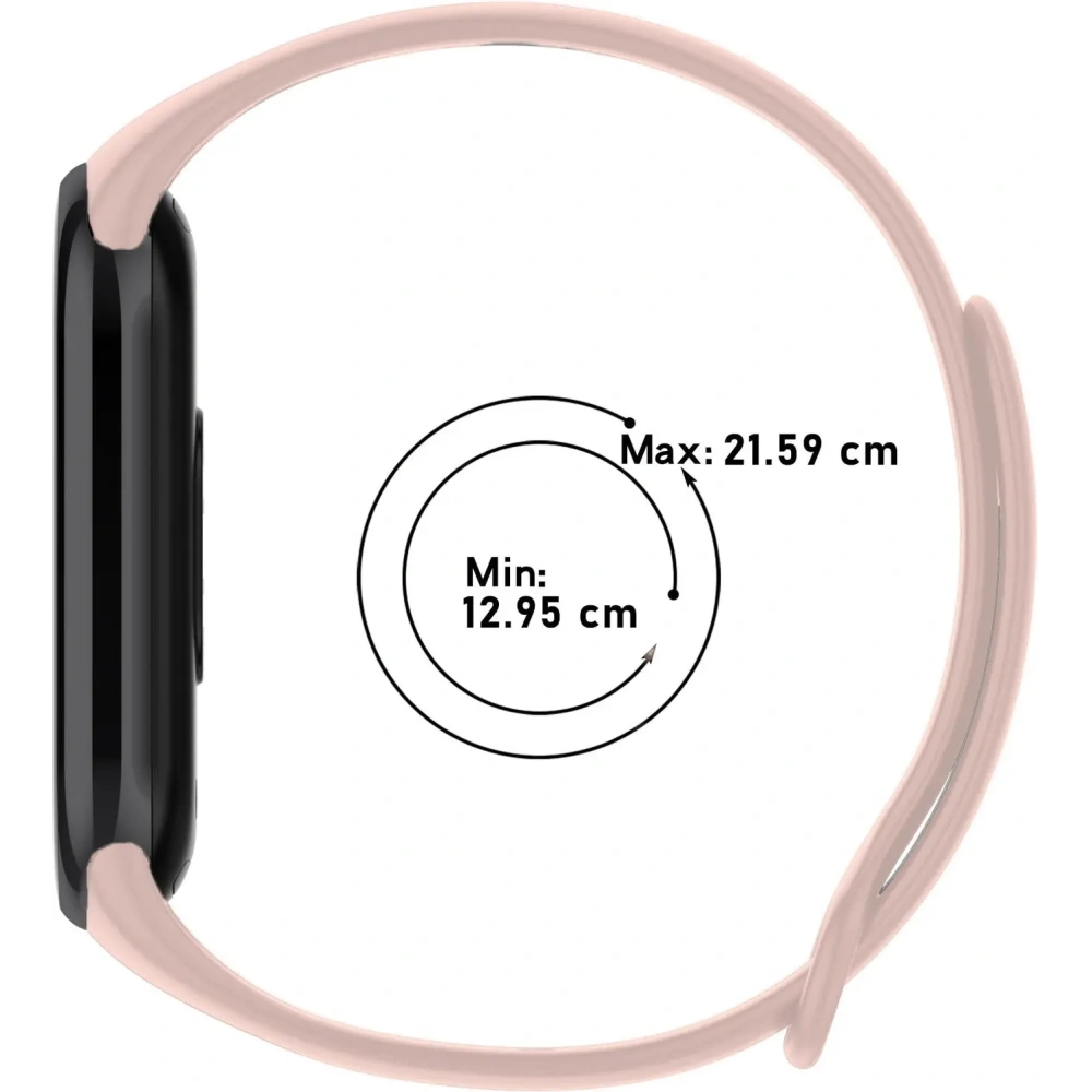 Hurtownia GSM - Pasek Bizon Strap Watch Dots do Xiaomi Mi Smart Band 8 jasnorůžový - BIZ2065 - {ean13} - Hurt