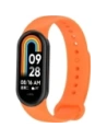 Pasek Bizon Strap Watch Dots do Xiaomi Mi Smart Band 8 oranžový