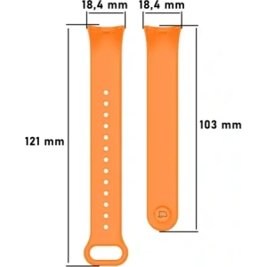 Hurtownia GSM - Bizon Strap Watch Dots Xiaomi Mi Smart Band 8 portocalie - BIZ2066 - {ean13} - Hurt