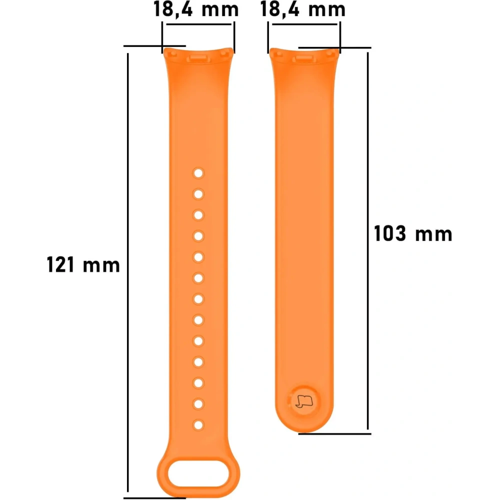 Hurtownia GSM - Bizon Strap Watch Dots Xiaomi Mi Smart Band 8 portocalie - BIZ2066 - {ean13} - Hurt