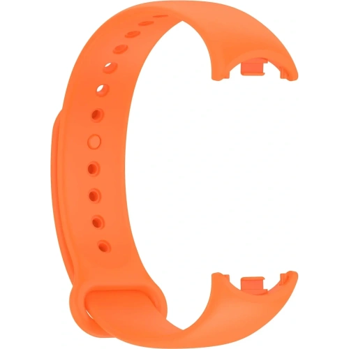 Pasek Bizon Strap Watch Dots do Xiaomi Mi Smart Band 8 pomarańczowy