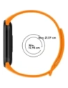 Hurtownia GSM - Pasek Bizon Strap Watch Dots do Xiaomi Mi Smart Band 8 oranžový - BIZ2066 - {ean13} - Hurt