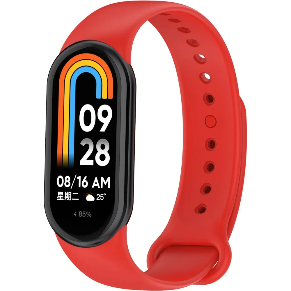 Hurtownia GSM - Bizon Strap Watch Dots Xiaomi Mi Smart Band 8 roșu - BIZ2067 - {ean13} - Hurt
