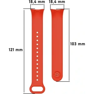 Hurtownia GSM - Bizon Strap Watch Dots Xiaomi Mi Smart Band 8 roșu - BIZ2067 - {ean13} - Hurt