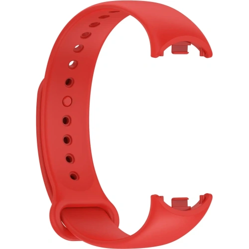 Pasek Bizon Strap Watch Dots do Xiaomi Mi Smart Band 8 czerwony
