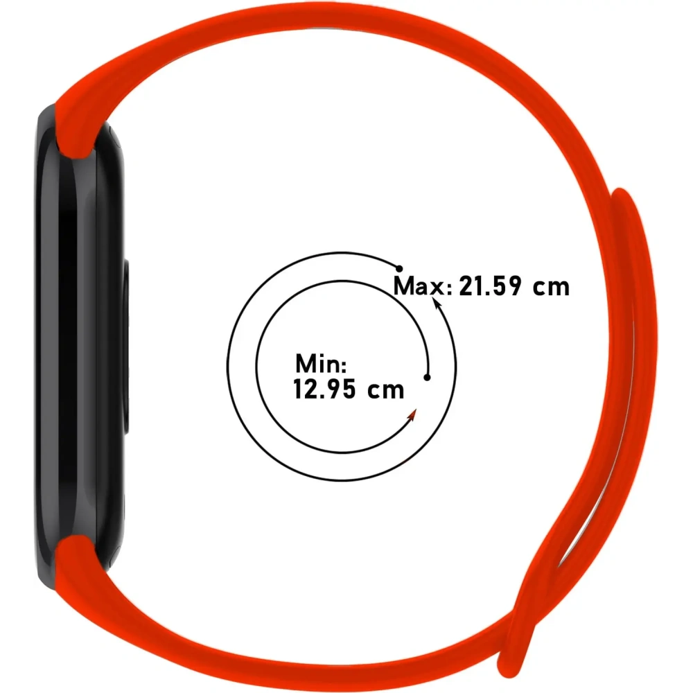 Hurtownia GSM - Bizon Strap Watch Dots Xiaomi Mi Smart Band 8 roșu - BIZ2067 - {ean13} - Hurt