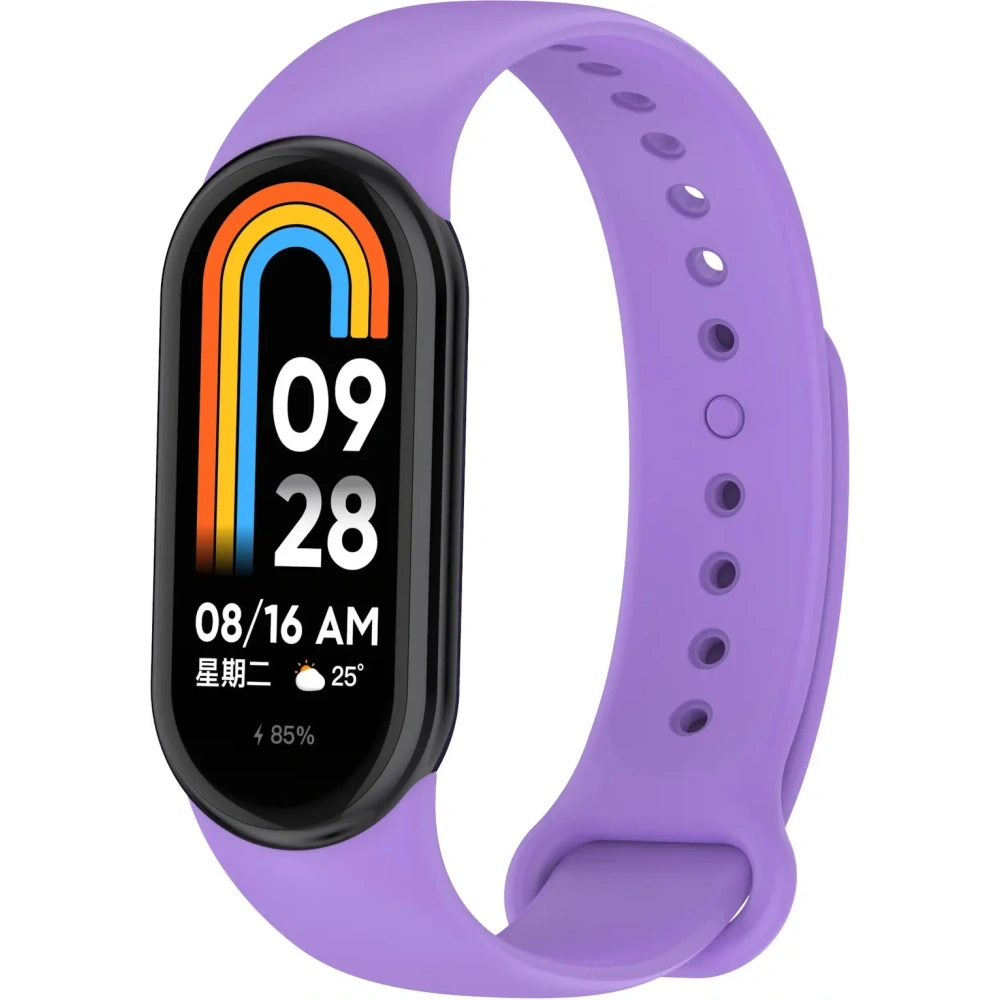 Hurtownia GSM - Bizon Strap Óra Dots Xiaomi Mi Smart Band 8 lila - BIZ2069 - {ean13} - Hurt