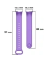 Hurtownia GSM - Bizon Strap Óra Dots Xiaomi Mi Smart Band 8 lila - BIZ2069 - {ean13} - Hurt