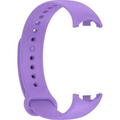 Pasek Bizon Strap Watch Dots do Xiaomi Mi Smart Band 8 fioletowy