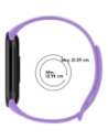 Hurtownia GSM - Bizon Strap Óra Dots Xiaomi Mi Smart Band 8 lila - BIZ2069 - {ean13} - Hurt