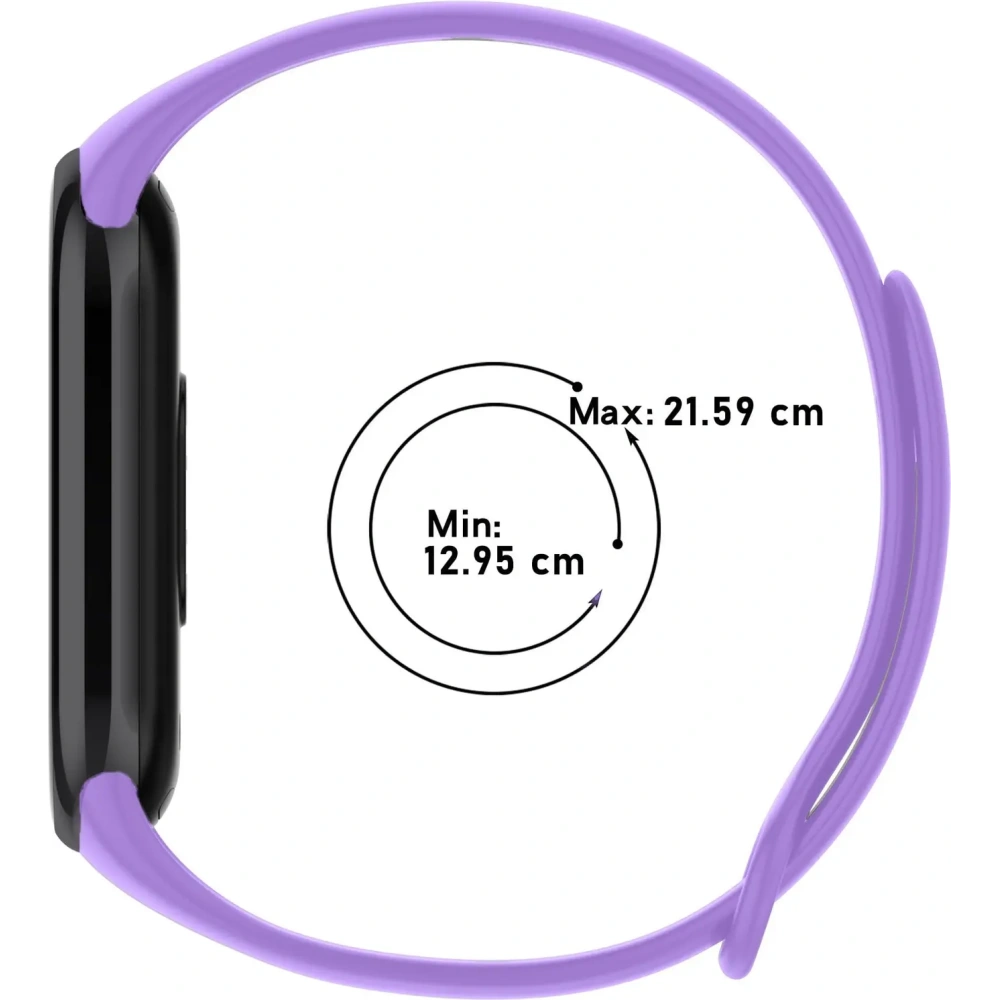 Hurtownia GSM - Bizon Strap Óra Dots Xiaomi Mi Smart Band 8 lila - BIZ2069 - {ean13} - Hurt