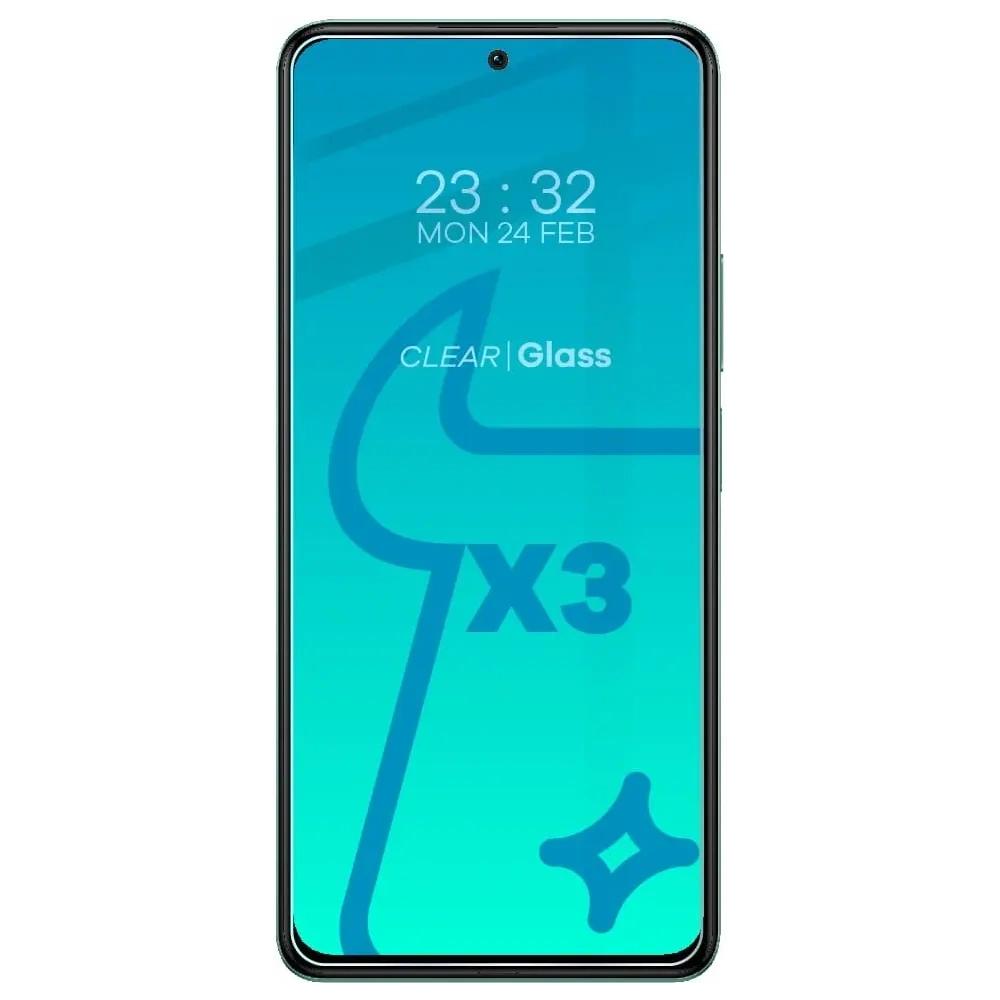 Hurtownia GSM - Bizon üveg Tiszta edzett üveg - 3 db. + lencse üveg Xiaomi Poco F4 - BIZ2077 - {ean13} - Hurt