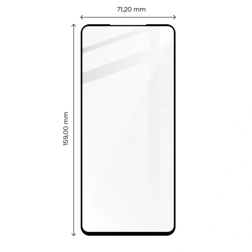 Szkło hartowane Bizon Glass Edge do Xiaomi Poco F4 czarne
