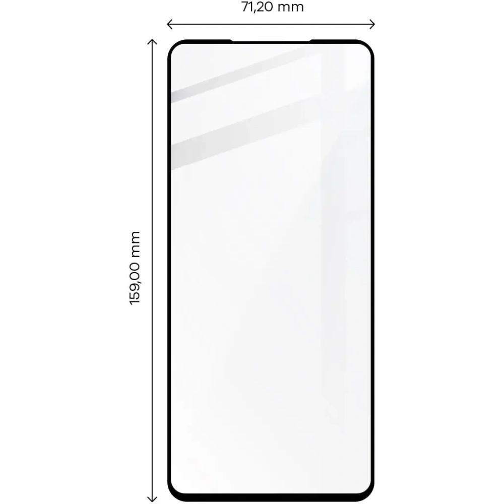 Hurtownia GSM - Bizon Glass Edge sticlă securizată - [2 PACK] + protecție lentilă Xiaomi Poco F4 negru - BIZ2079 - {ean13} - Hurt