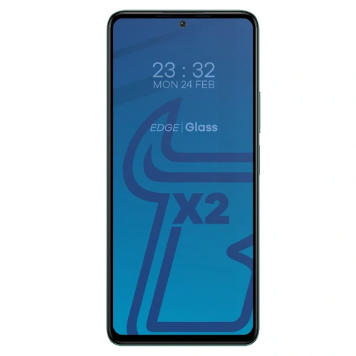 Szkło hartowane Bizon Glass Edge - [2 PACK] + ochrona na obiektyw Xiaomi Poco F4