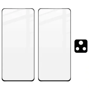 Hurtownia GSM - Bizon Glass Edge gehärtetes Glas - [2 PACK] + Linsenschutz Xiaomi Poco F4 schwarz - BIZ2079 - {ean13} - Hurt