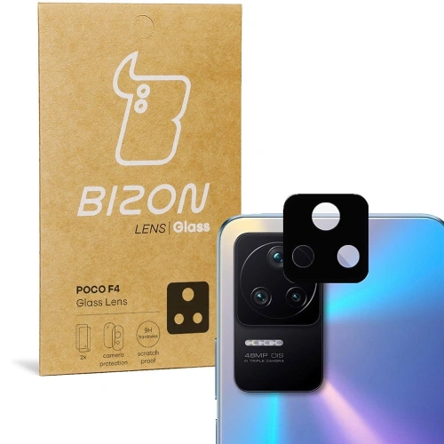 Szkło na aparat Bizon Glass Lens do Xiaomi Poco F4 [2 PACK]