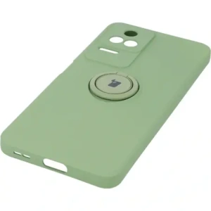 Hurtownia GSM - Bizon Case Silicone Ring Sq Xiaomi Poco F4 verde deschis - BIZ2084 - {ean13} - Hurt