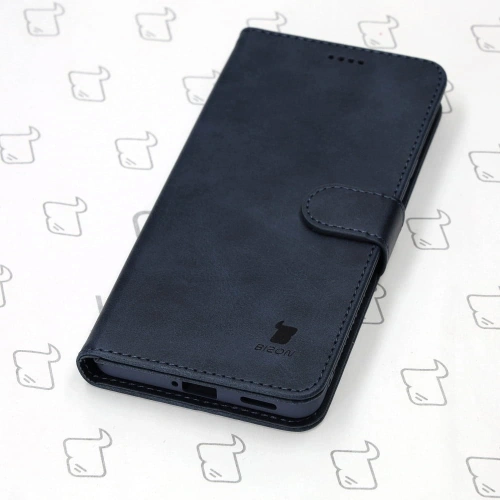 Etui Bizon Case Wallet do Xiaomi Poco F4 granatowe