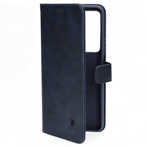 Etui Bizon Case Wallet do Xiaomi Poco F4 granatowe