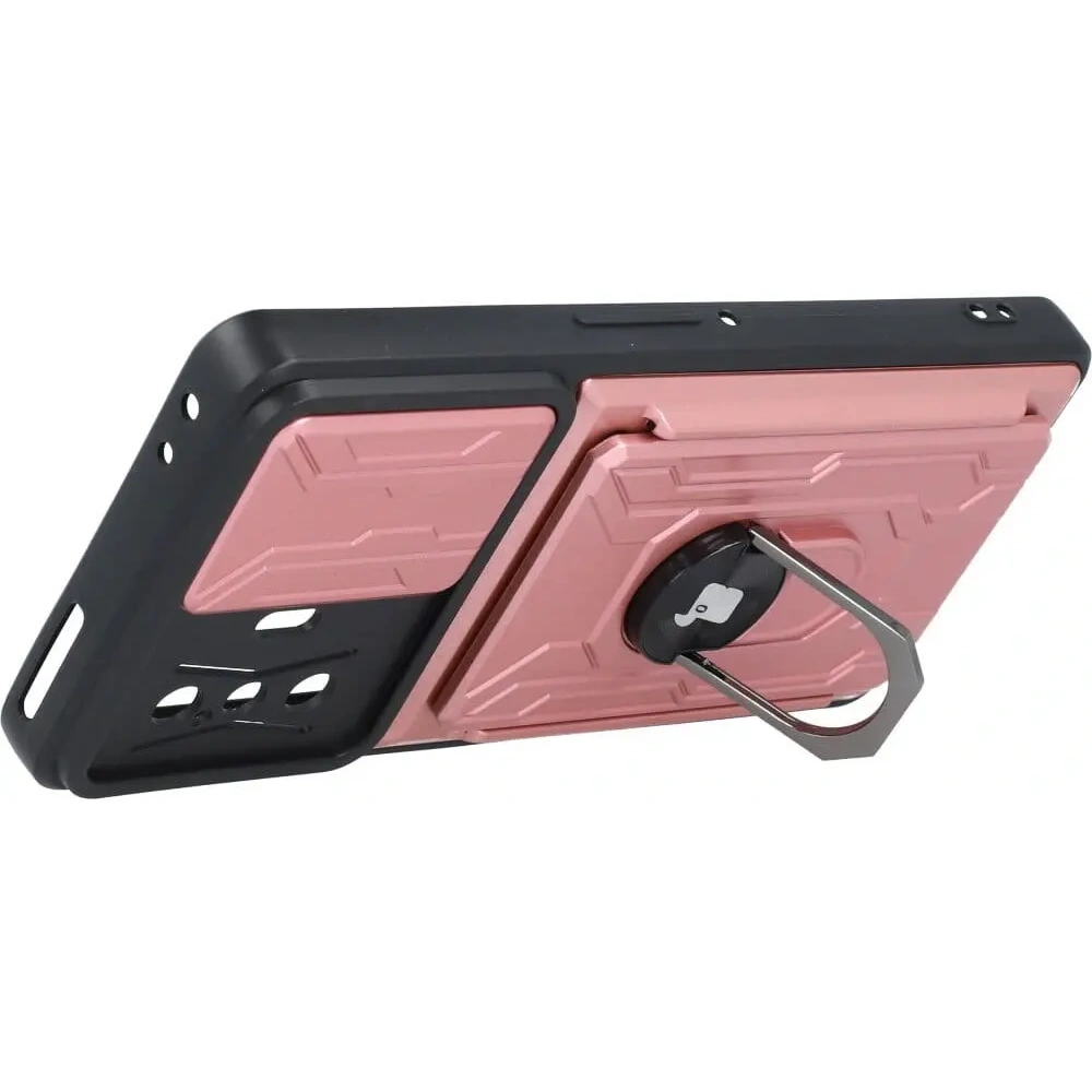 Hurtownia GSM - Bizon Case Camshield Card Slot Ring Xiaomi Poco F4 GT roz deschis - BIZ2086 - {ean13} - Hurt