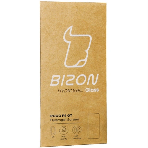 Folia hydrożelowa na ekran Bizon Glass Hydrogel Poco F4 GT [2 PACK]