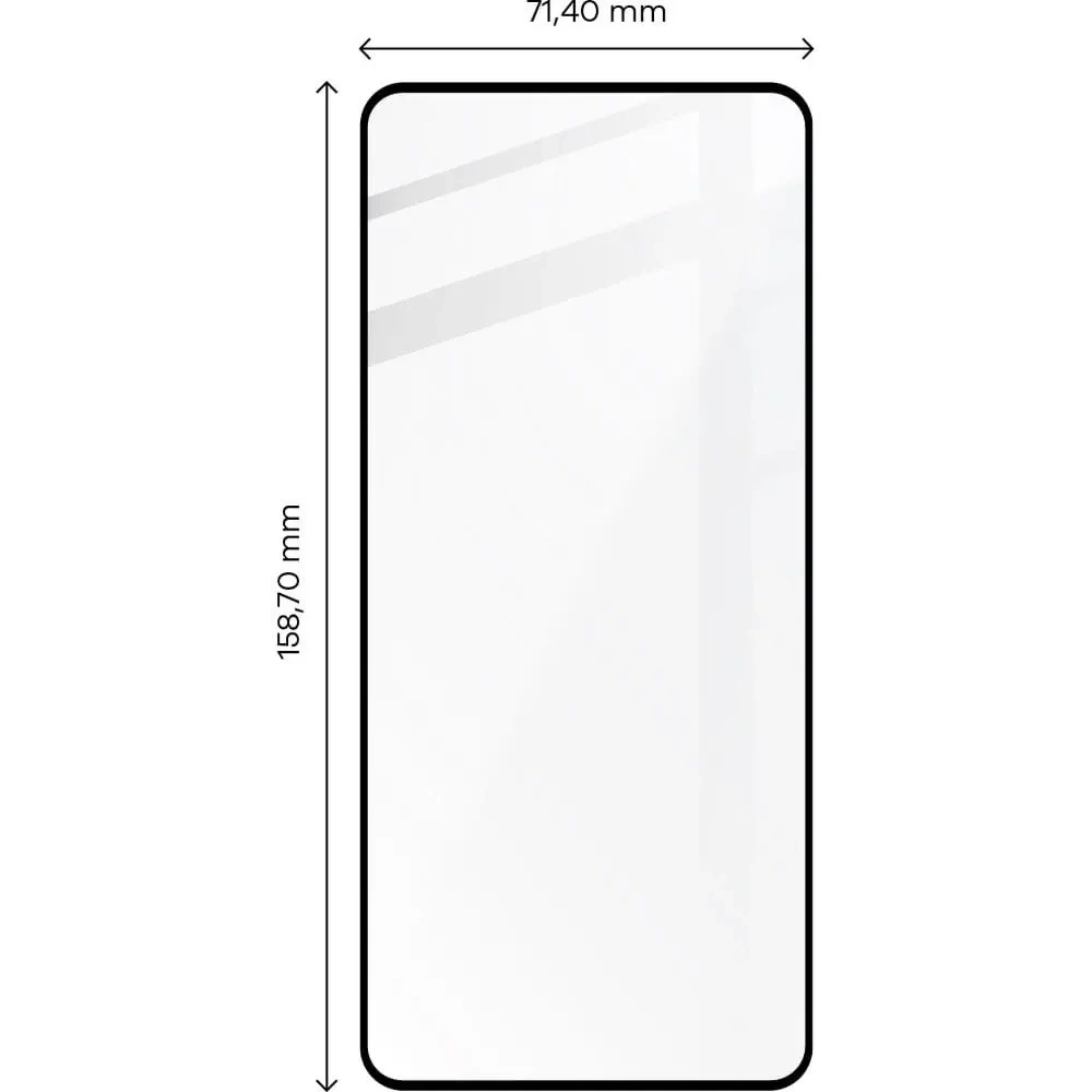 Hurtownia GSM - Szkło hartowane Bizon Glass Edge do Xiaomi Poco F4 GT czarne - BIZ2088 - {ean13} - Hurt