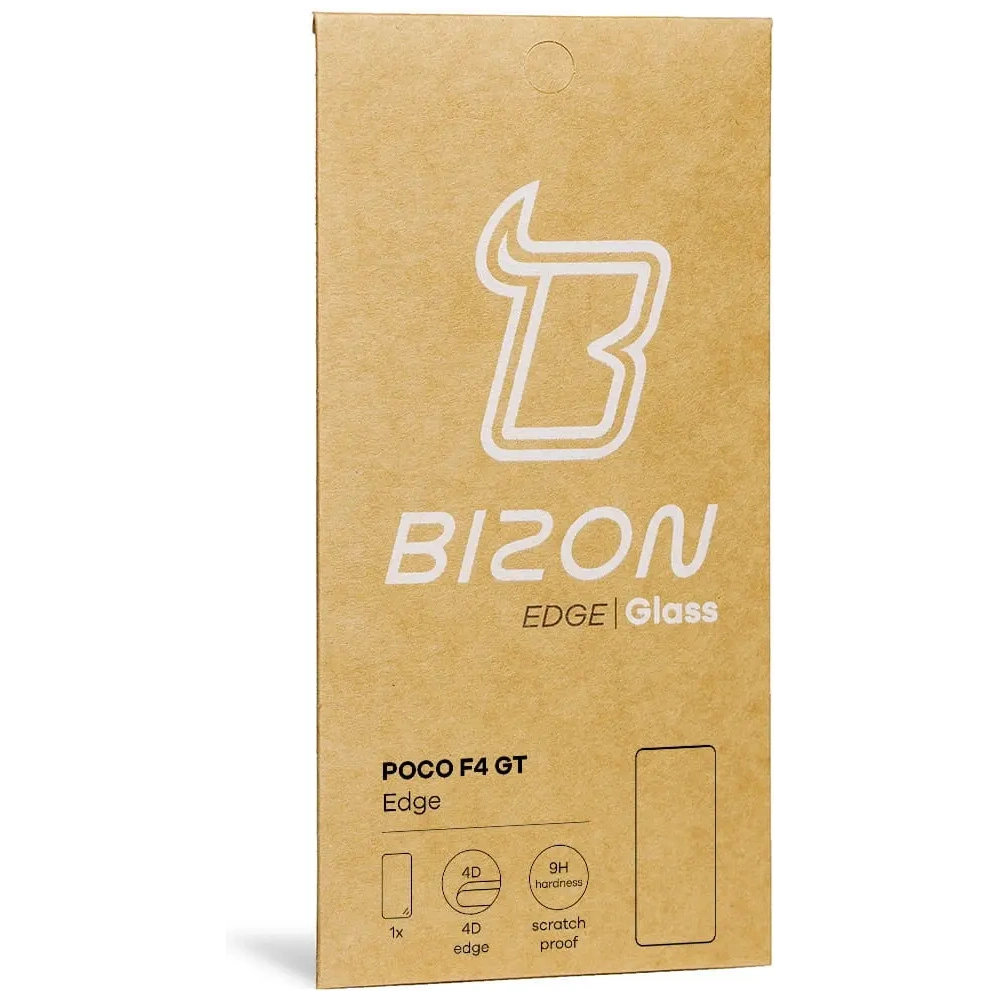 Hurtownia GSM - Szkło hartowane Bizon Glass Edge do Xiaomi Poco F4 GT czarne - BIZ2088 - {ean13} - Hurt