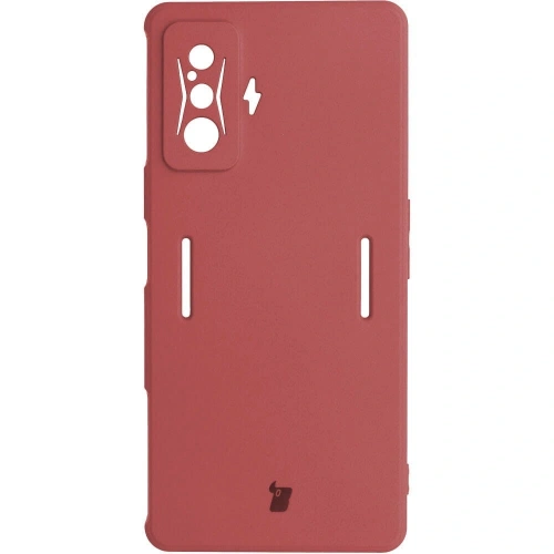 Etui Bizon Case Silicone do Xiaomi Poco F4 GT ciemny róż