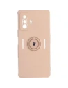 Bizon Case Szilikon Gyűrű Xiaomi Poco F4 GT világos rózsaszín