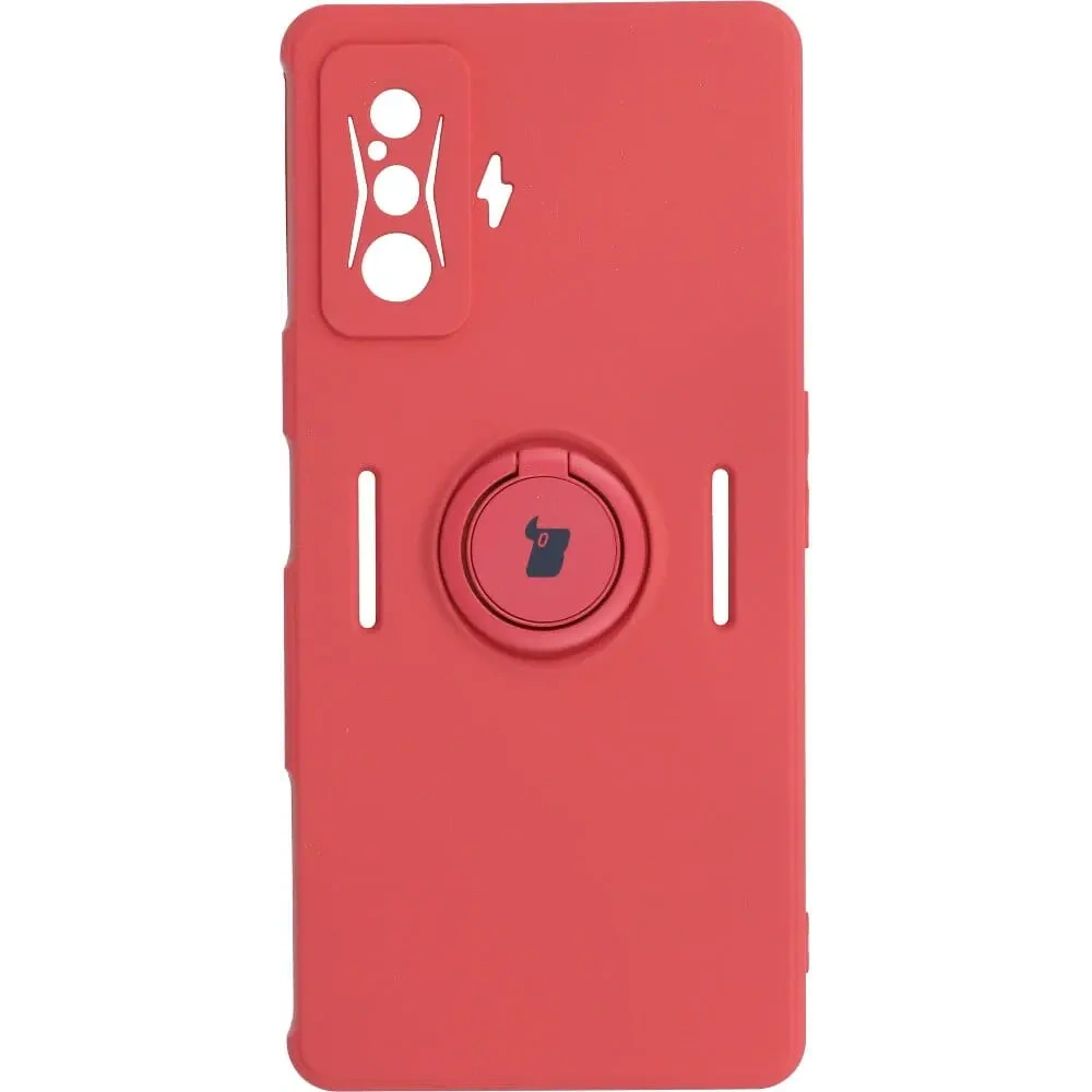 Hurtownia GSM - Etui Bizon Case Silicone Ring do Xiaomi Poco F4 GT różowe - BIZ2091 - {ean13} - Hurt