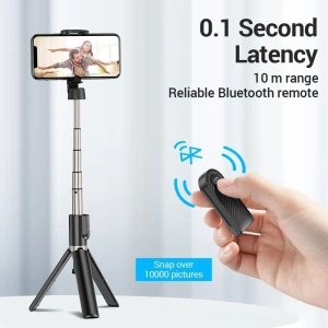 ESR Wireless Selfie Stick Tripod Black
